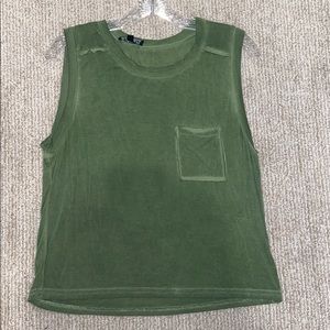 Army Green Tank Top